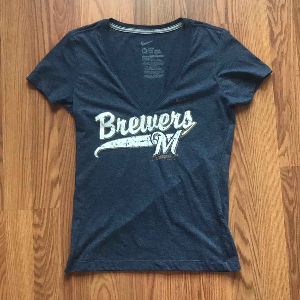 Milwaukee Brewers Nike V-Neck